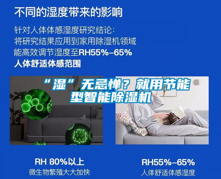 “濕”無忌憚？就用節能型智能除濕機