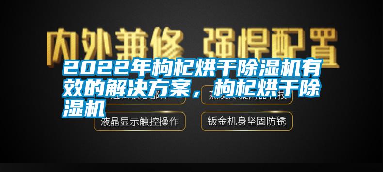 2022年枸杞烘干除濕機有效的解決方案，枸杞烘干除濕機