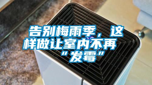 告別梅雨季，這樣做讓室內不再“發(fā)霉”