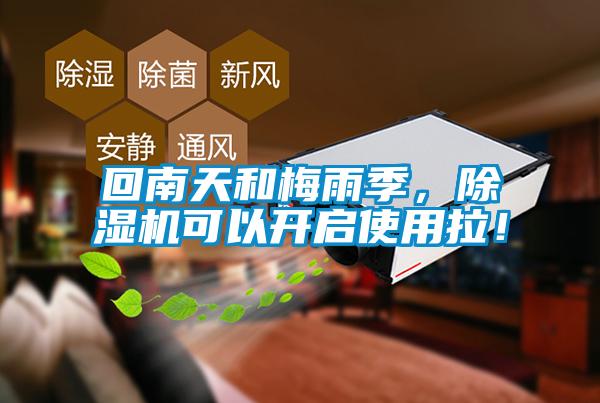 回南天和梅雨季，除濕機(jī)可以開(kāi)啟使用拉！