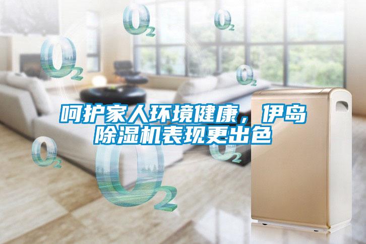 呵護家人環境健康，伊島除濕機表現更出色