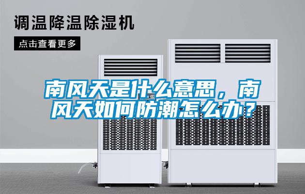 南風天是什么意思，南風天如何防潮怎么辦？
