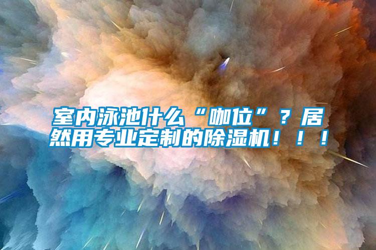 室內(nèi)泳池什么“咖位”？居然用專業(yè)定制的除濕機(jī)！！！