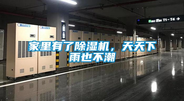 家里有了除濕機，天天下雨也不潮