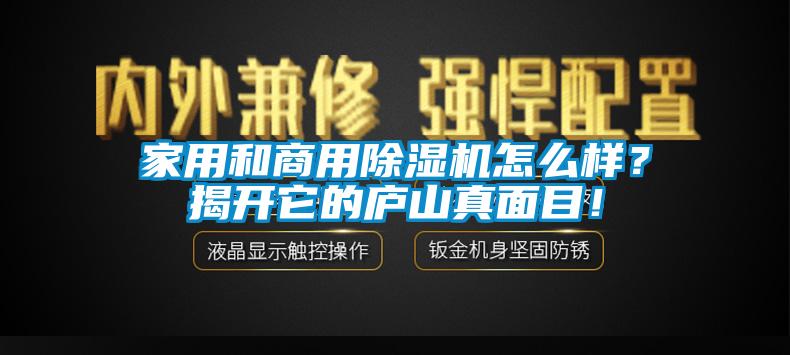 家用和商用除濕機怎么樣？揭開它的廬山真面目！