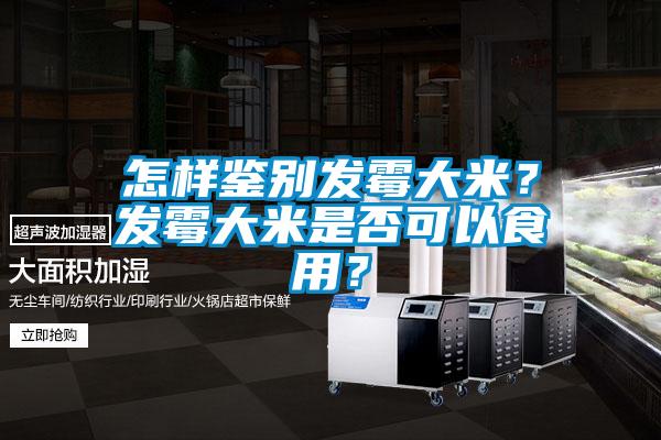 怎樣鑒別發霉大米？發霉大米是否可以食用？