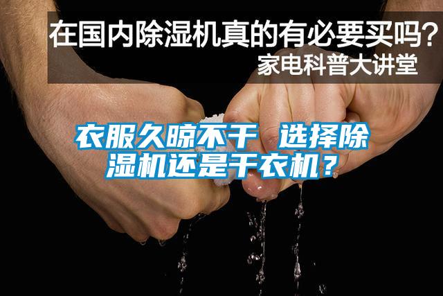 衣服久晾不干 選擇除濕機還是干衣機？