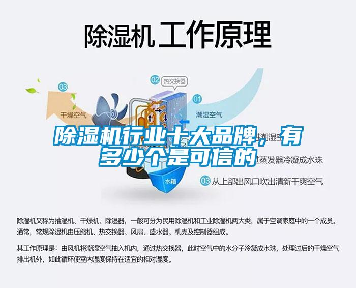 除濕機行業十大品牌,有多少個是可信的