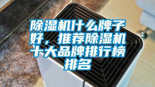 除濕機什么牌子好，推薦除濕機十大品牌排行榜排名