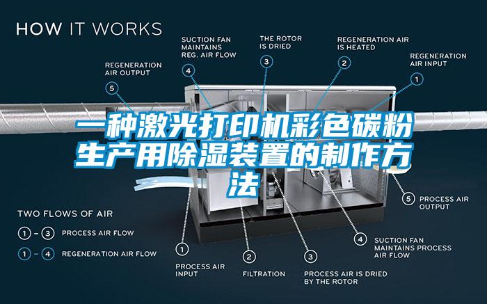 一種激光打印機彩色碳粉生產用除濕裝置的制作方法