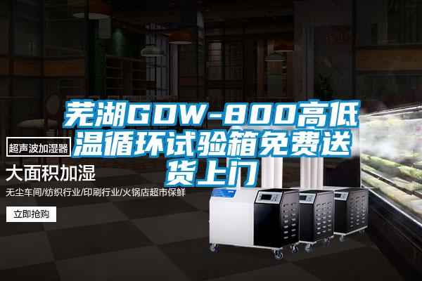 蕪湖GDW-800高低溫循環試驗箱免費送貨上門