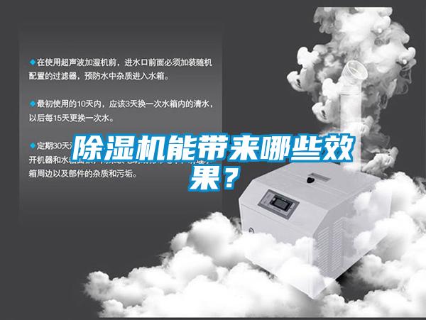 除濕機(jī)能帶來哪些效果？