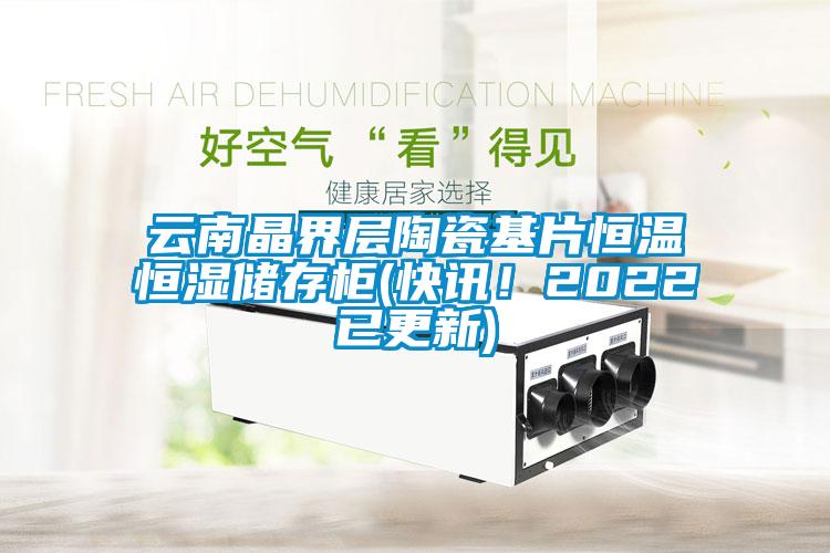 云南晶界層陶瓷基片恒溫恒濕儲存柜(快訊！2022已更新)