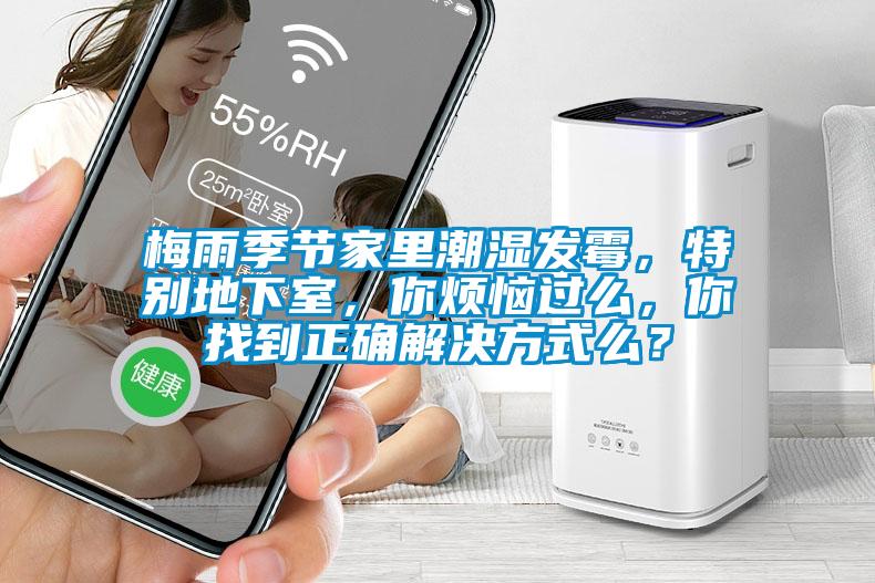 梅雨季節(jié)家里潮濕發(fā)霉，特別地下室，你煩惱過(guò)么，你找到正確解決方式么？