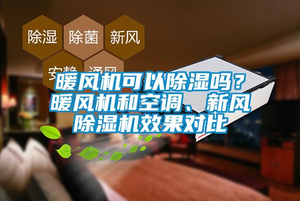 暖風機可以除濕嗎？暖風機和空調、新風除濕機效果對比