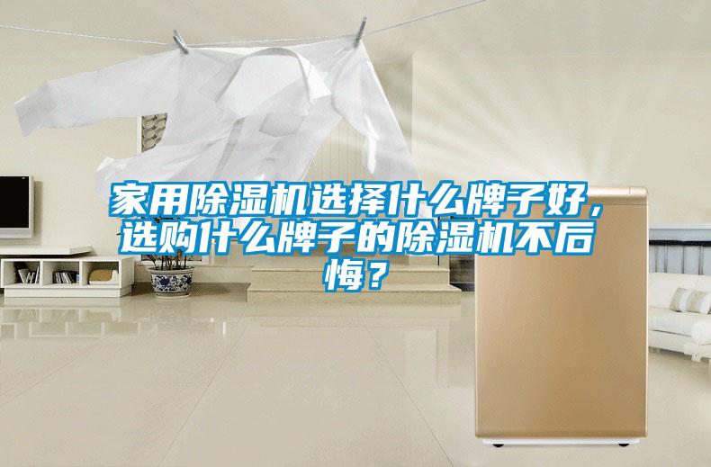 家用除濕機選擇什么牌子好，選購什么牌子的除濕機不后悔？