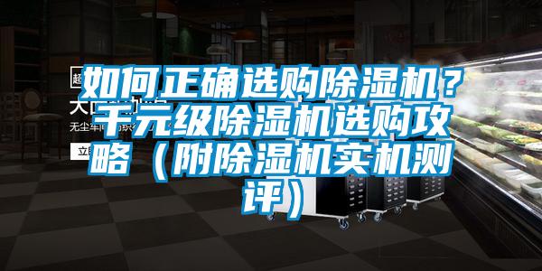 如何正確選購除濕機？千元級除濕機選購攻略（附除濕機實機測評）