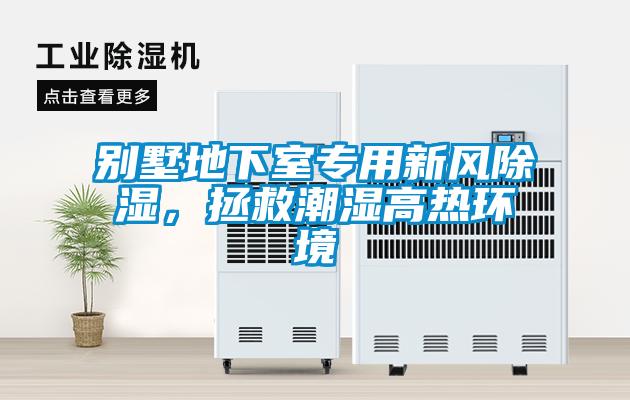 別墅地下室專用新風除濕，拯救潮濕高熱環(huán)境