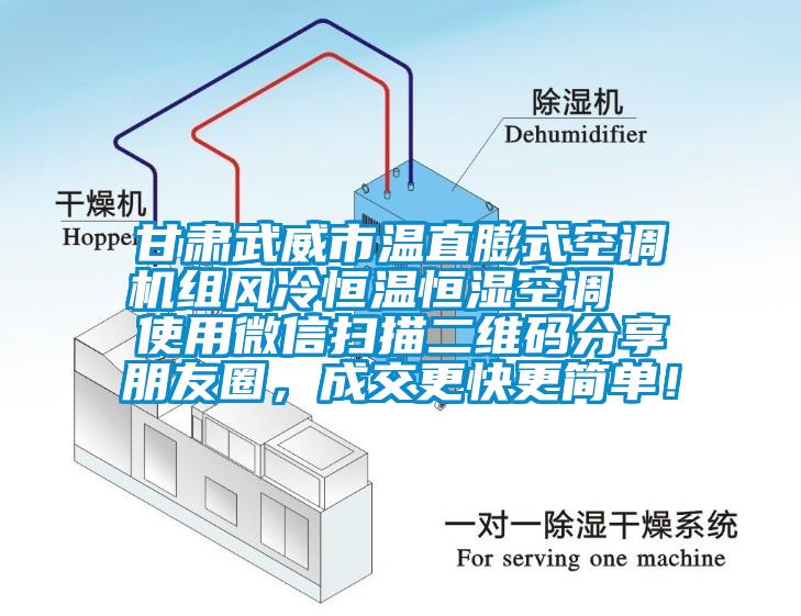 甘肅武威市溫直膨式空調(diào)機(jī)組風(fēng)冷恒溫恒濕空調(diào)  使用微信掃描二維碼分享朋友圈，成交更快更簡單！