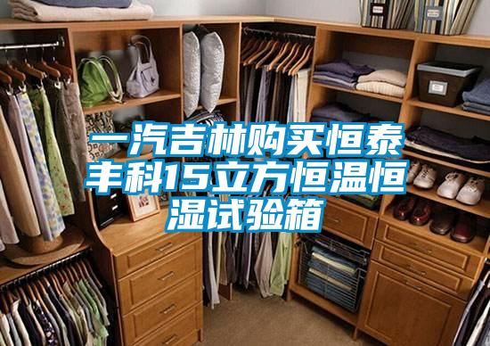 一汽吉林購(gòu)買(mǎi)恒泰豐科15立方恒溫恒濕試驗(yàn)箱