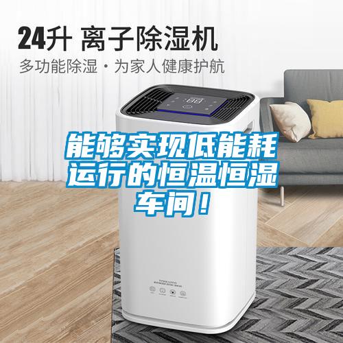 能夠?qū)崿F(xiàn)低能耗運(yùn)行的恒溫恒濕車間！
