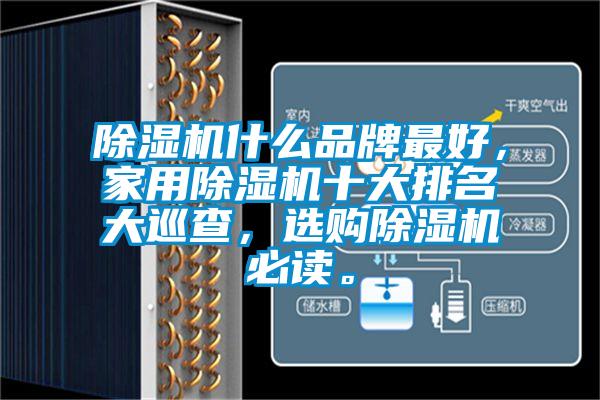 除濕機什么品牌最好，家用除濕機十大排名大巡查，選購除濕機必讀。