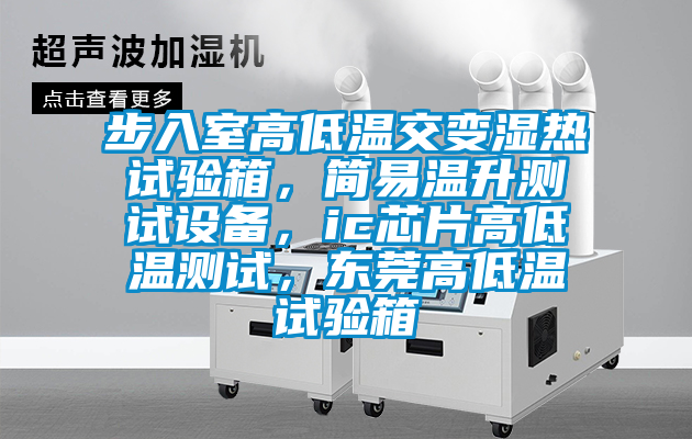 步入室高低溫交變濕熱試驗箱，簡易溫升測試設備，ic芯片高低溫測試，東莞高低溫試驗箱