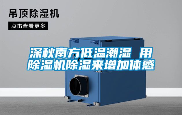 深秋南方低溫潮濕 用除濕機(jī)除濕來增加體感