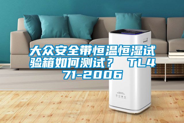大眾安全帶恒溫恒濕試驗(yàn)箱如何測試？ TL471-2006