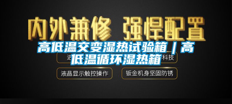 高低溫交變濕熱試驗箱︱高低溫循環濕熱箱